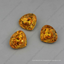 Yellow Strass Stones Jewelry Beads Alta calidad